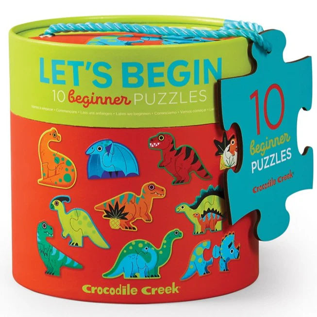 Let's Begin Puzzle 2pc - Dinosaurs