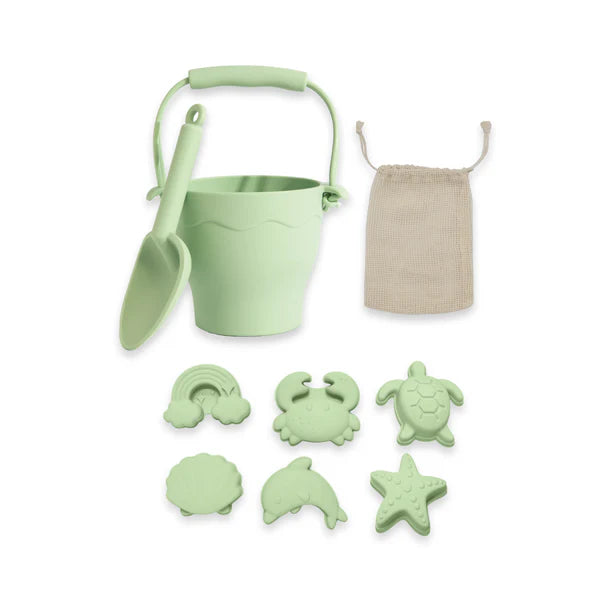 Silicone 8pc Bucket & Spade Set