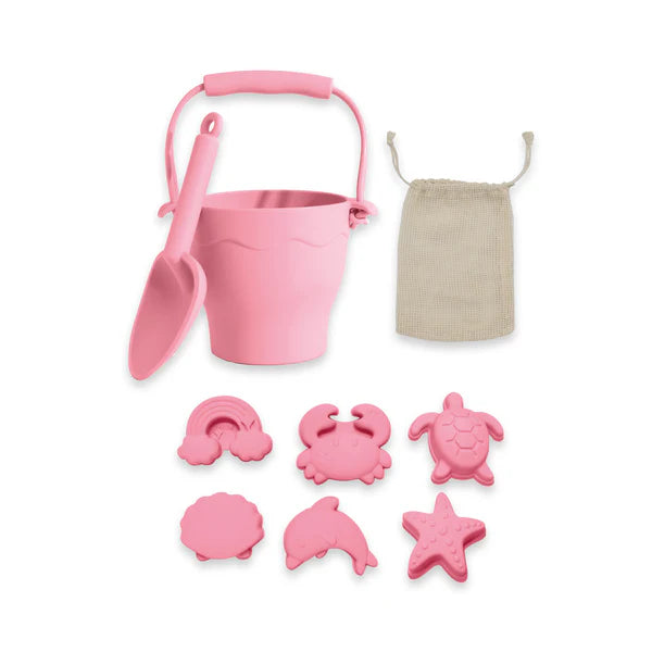 Silicone 8pc Bucket & Spade Set