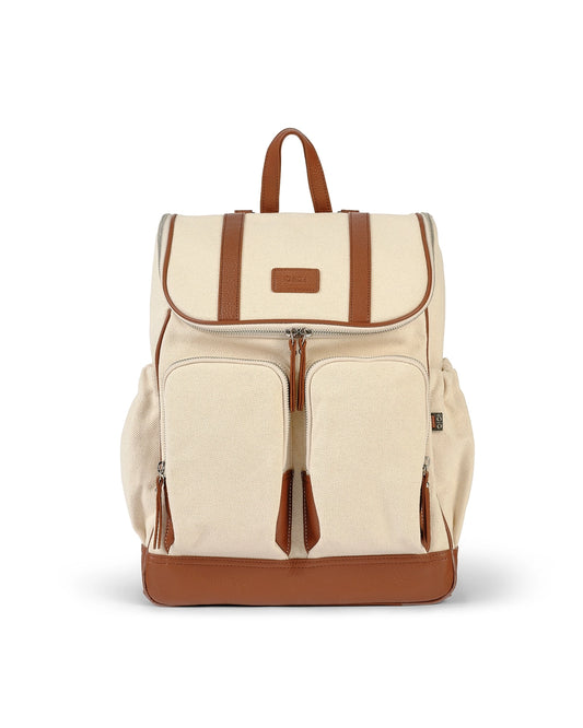 Signature Nappy Backpack - Natural Canvas