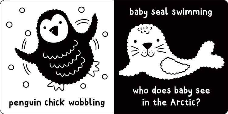 What Does Baby See? - Baby Animals - A High Contrast Board Book