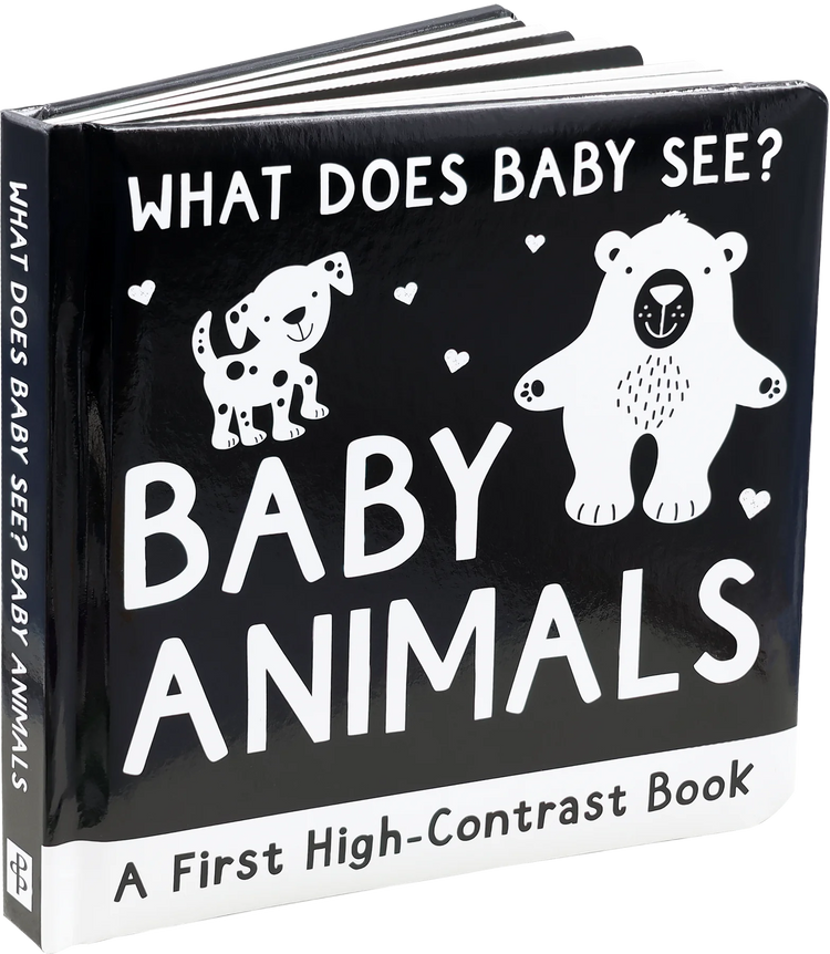 What Does Baby See? - Baby Animals - A High Contrast Board Book