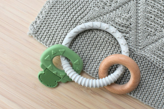 Textured Silicone Key Teether