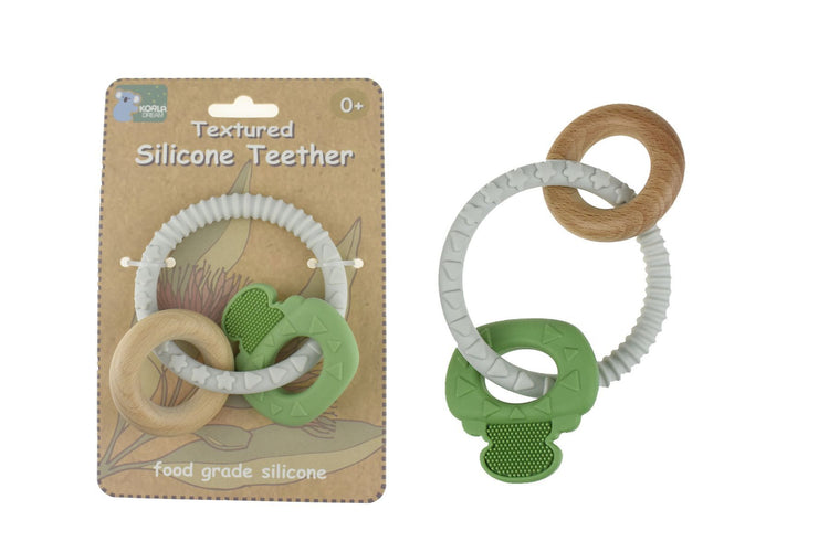 Textured Silicone Key Teether