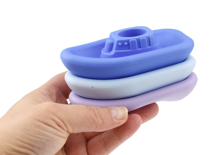 Silicone Bath Boats - 3 pcs Set