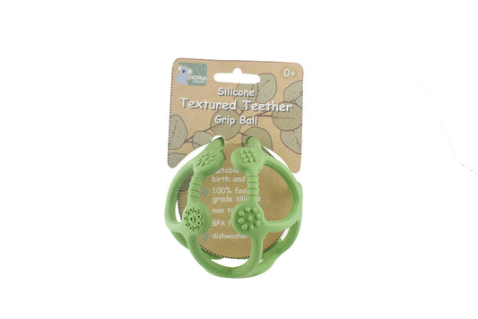 Silicone Textured Teether Grip Ball