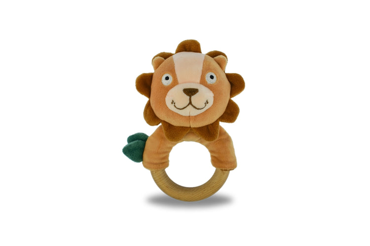 Snuggle Buddy Wooden Ring Rattle