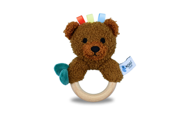 Snuggle Buddy Wooden Ring Rattle