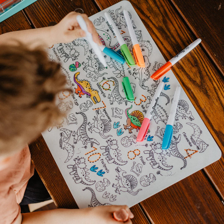 DinoRoar Reusable Silicone Colouring Mat