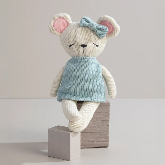 Knitted Animal Toy - Molly The Mouse