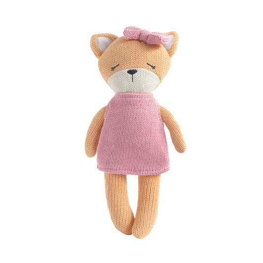 Knitted Animal Toy - Frankie The Fox