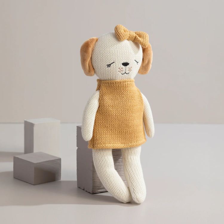 Knitted Animal Toy - Paula The Puppy