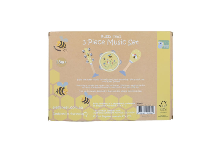 Buzzy Days Bee Musical Set 3PCS