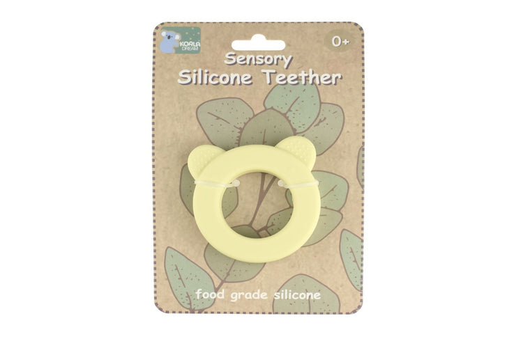 Sensory Silicone Bear Teether (Shaker)