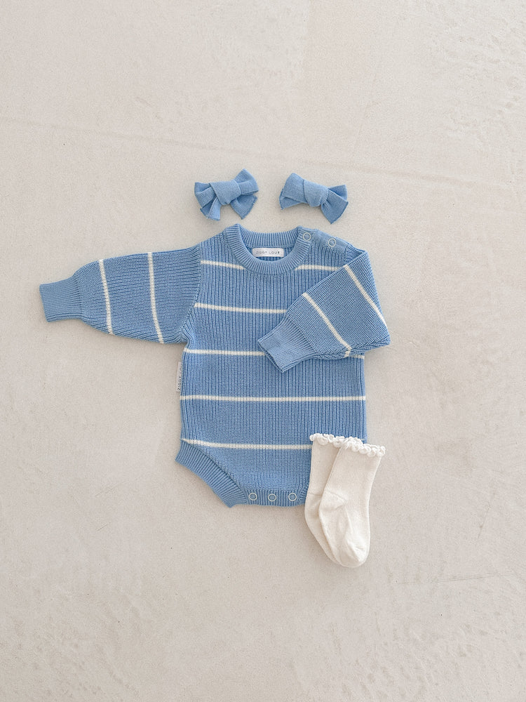 BUBBLE ROMPER | RIVER STRIPE