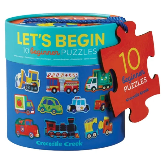 Let's Begin Puzzle 2pc - Vehicles