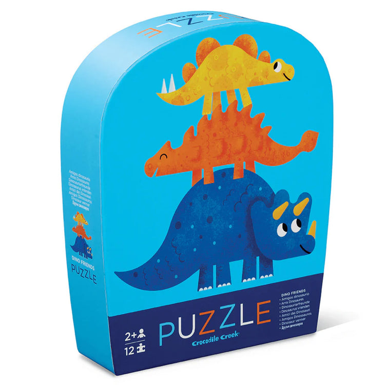 12 Piece Mini Puzzle - Dino Friends