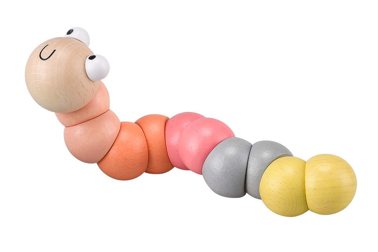 Wooden Wiggly Worm