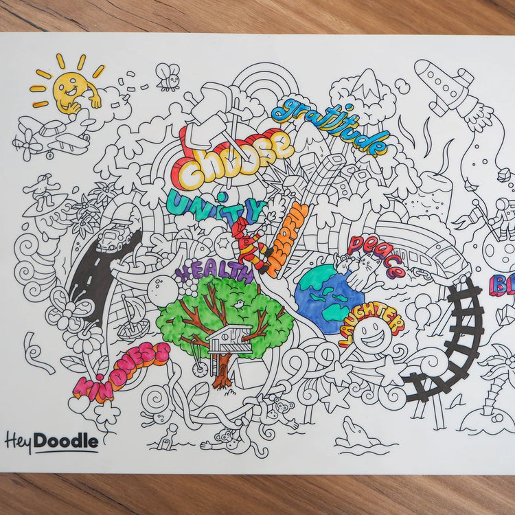 Brighter Days Reusable Silicone Colouring Mat