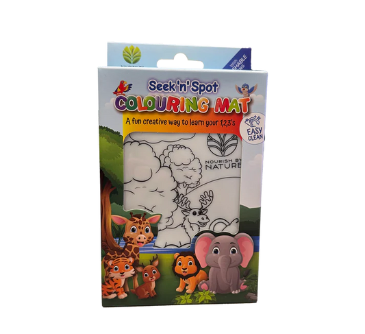 Seek n Spot Animal Silicone Colouring Mat