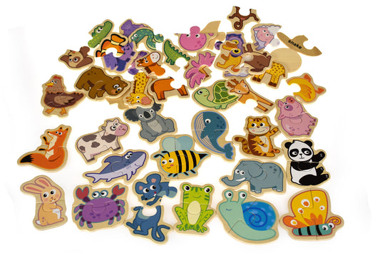 Animal Matching 2 Piece Puzzle | 66 pcs