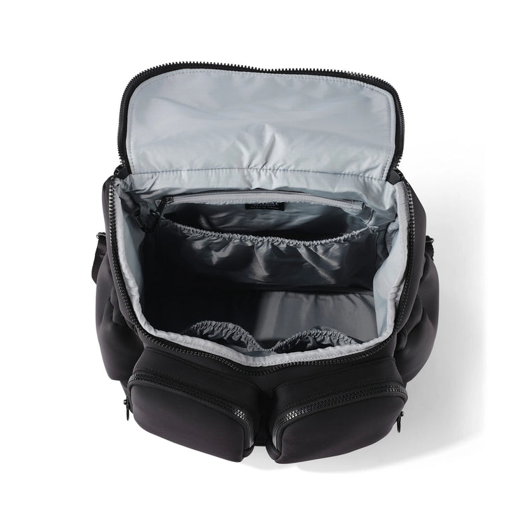 Signature Nappy Backpack - Black Neoprene