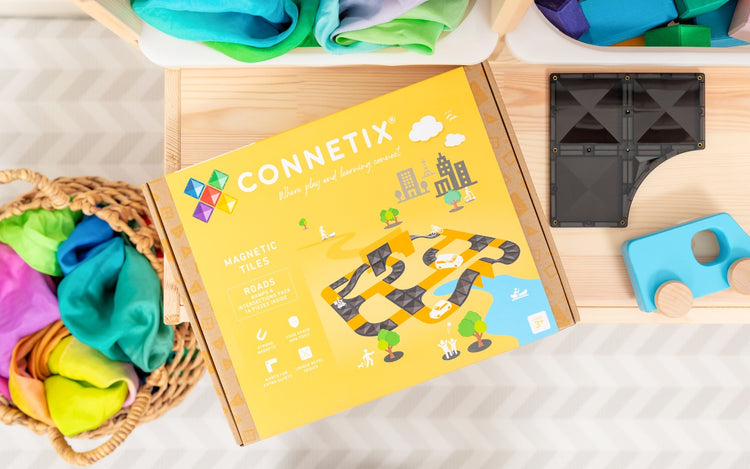 Connetix Tiles - Ramps & Intersections Pack - 16 pieces