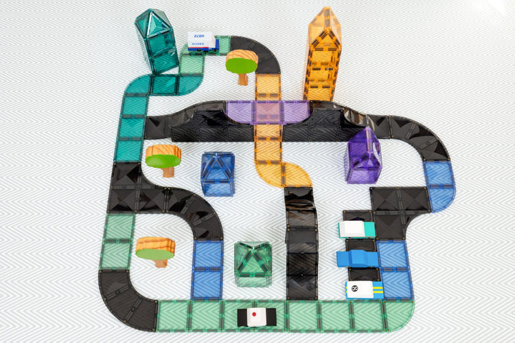 Connetix Tiles - Ramps & Intersections Pack - 16 pieces