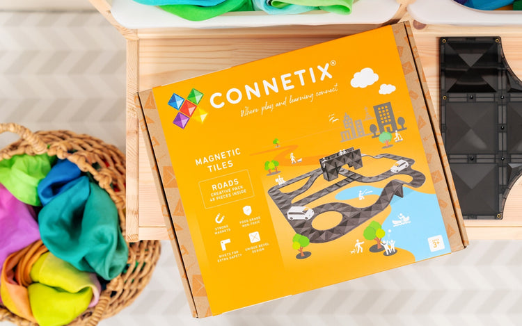 Connetix Tiles - Creative Roads Pack - 48 pieces