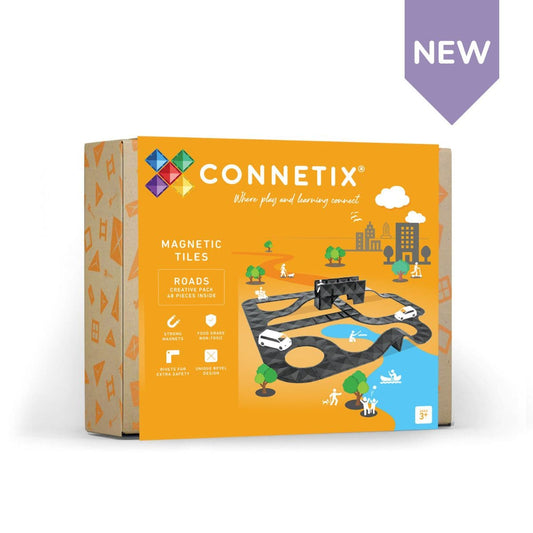 Connetix Tiles - Creative Roads Pack - 48 pieces