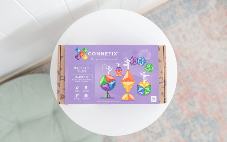 Connetix Tiles - Rainbow Shape Expansion Pack - 36 pieces