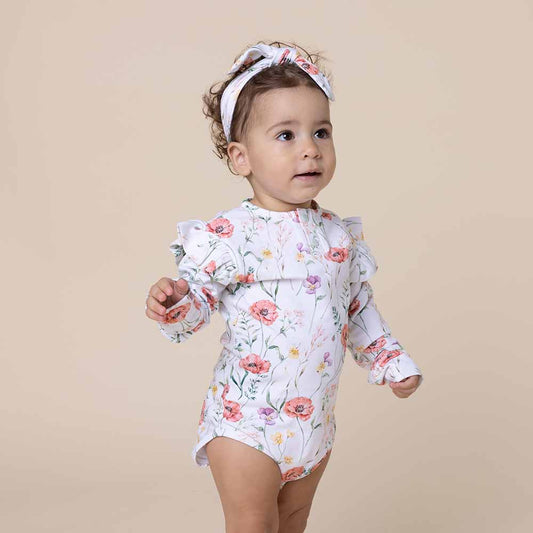 Meadow Long Sleeve Organic Bodysuit