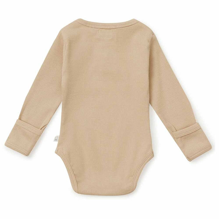 Pebble Long Sleeve Organic Bodysuit