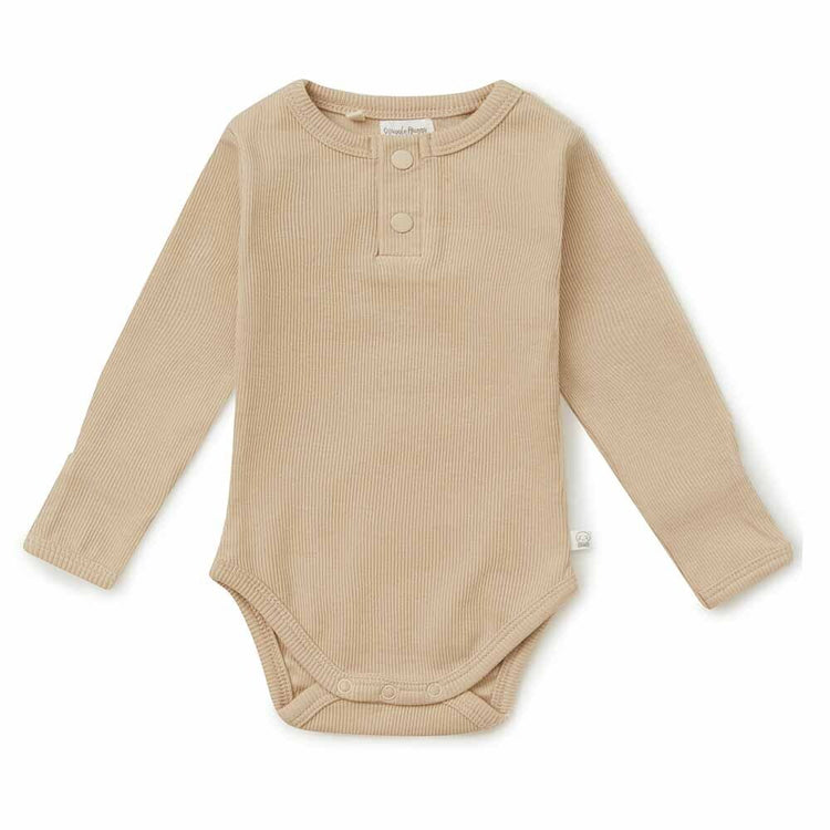 Pebble Long Sleeve Organic Bodysuit