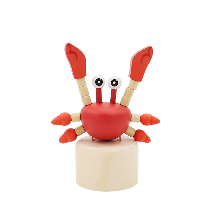 Wooden Push Puppet - Sea Animals